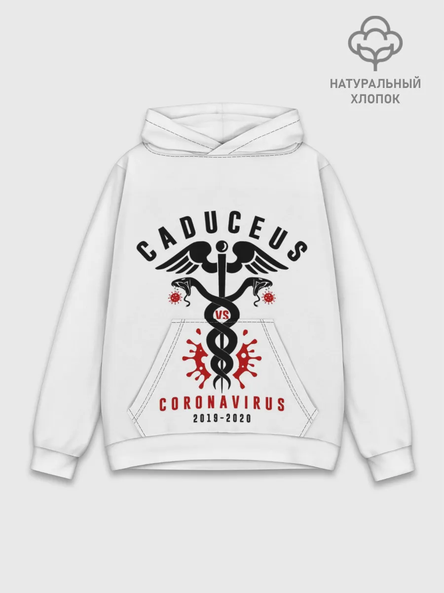 Худи мужской база хлопок / Caduceus