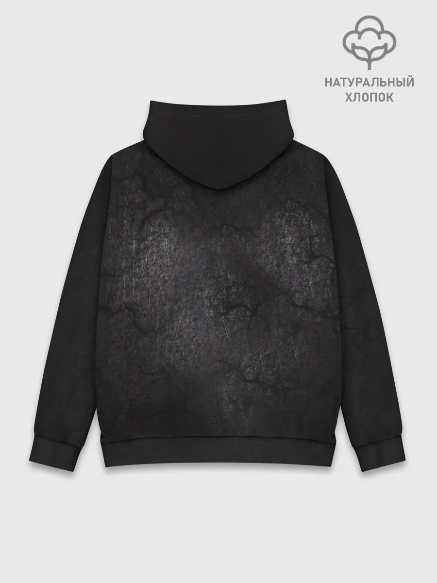 Худи мужской база хлопок / BLOODBORNE HUNTER | СИМВОЛ ОХОТНИКА