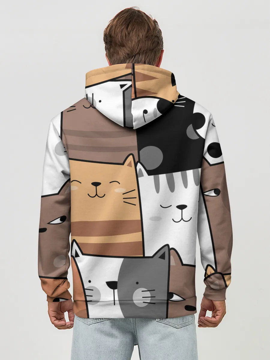 Худи мужской база хлопок / КОТЕЙКИ | ПАТТЕРН