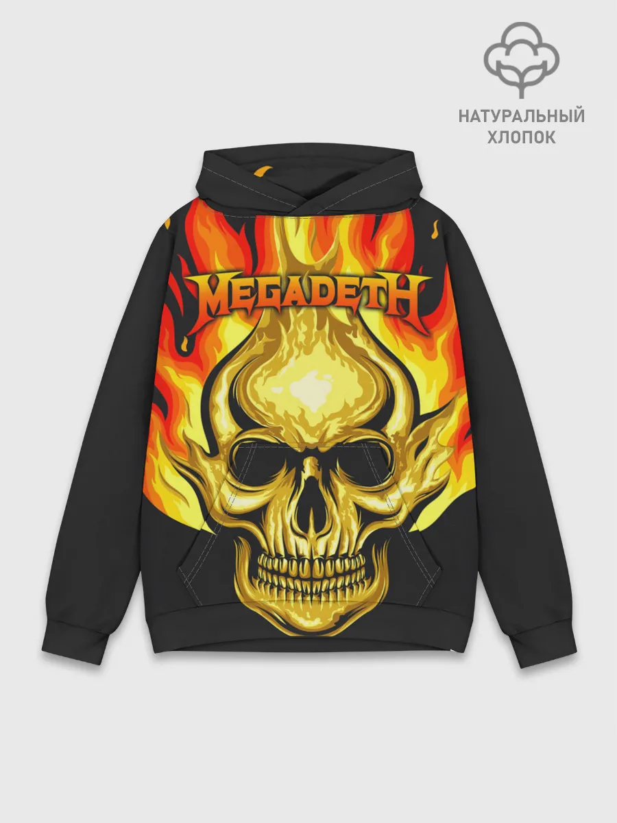 Худи мужской база хлопок / Megadeth