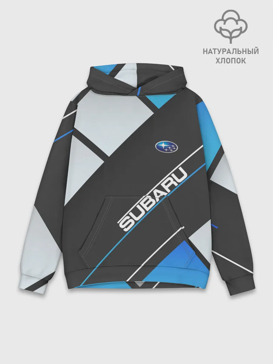 Худи мужской база хлопок / SUBARU