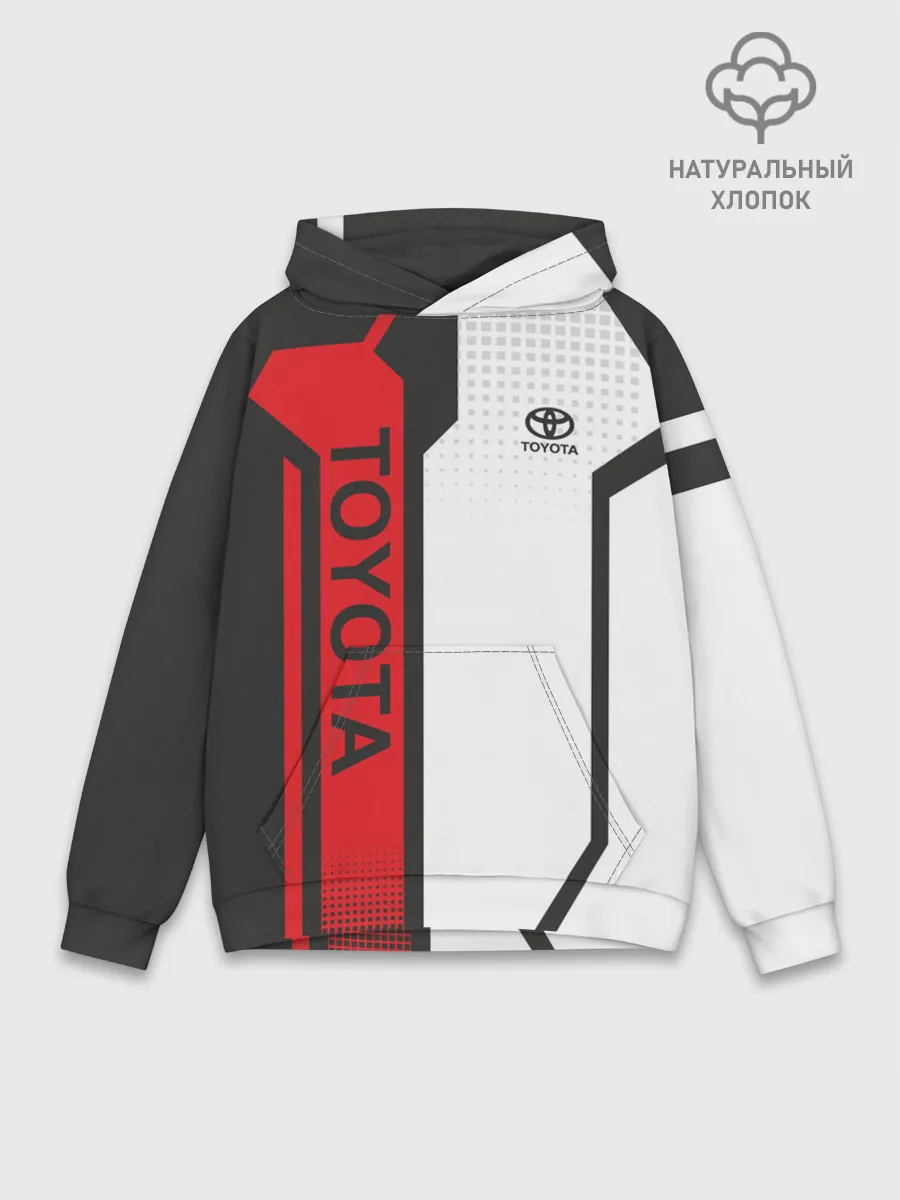 Худи мужской база хлопок / Toyota Driver team