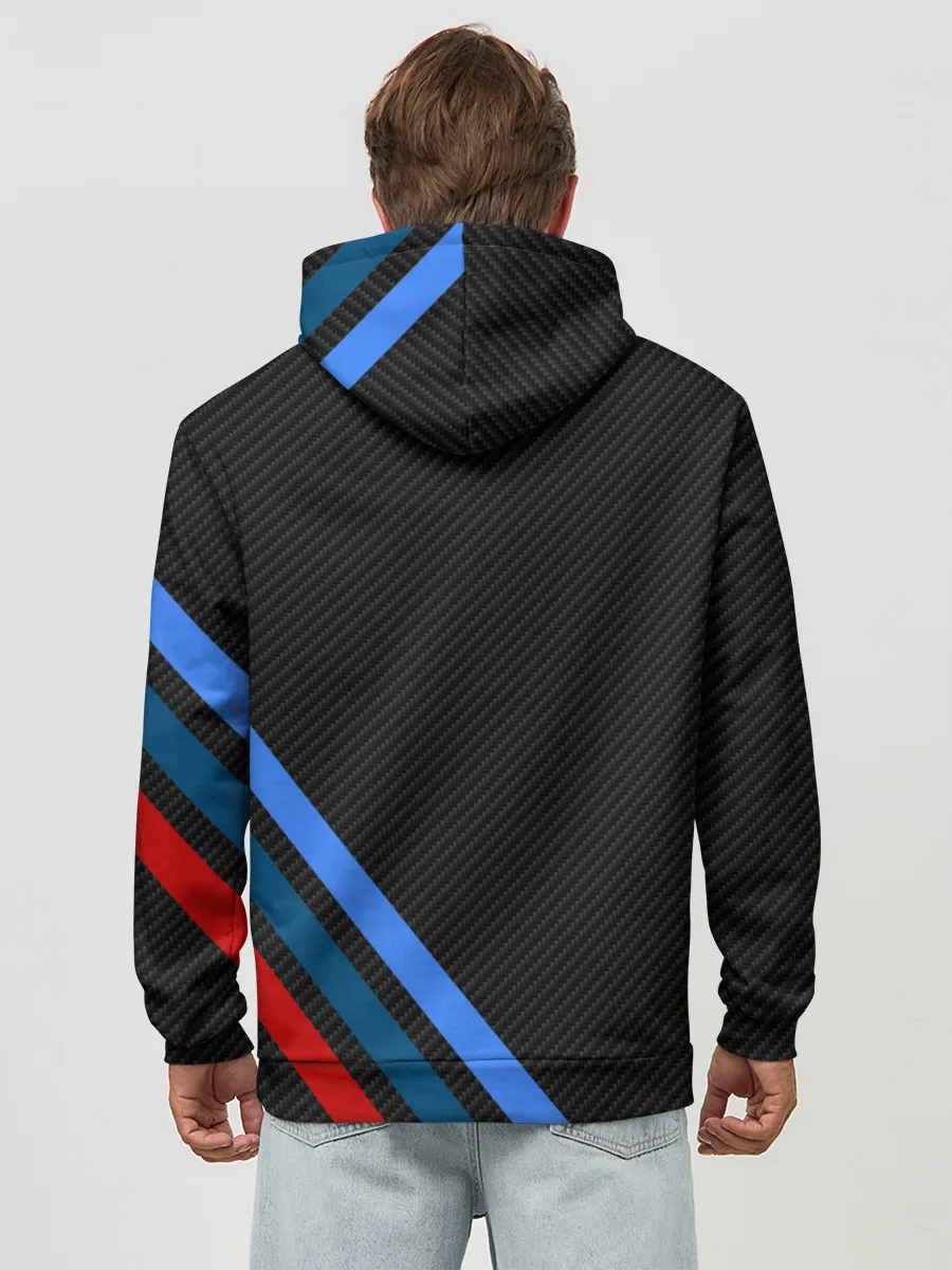 Худи мужской база хлопок / BMW POWER CARBON