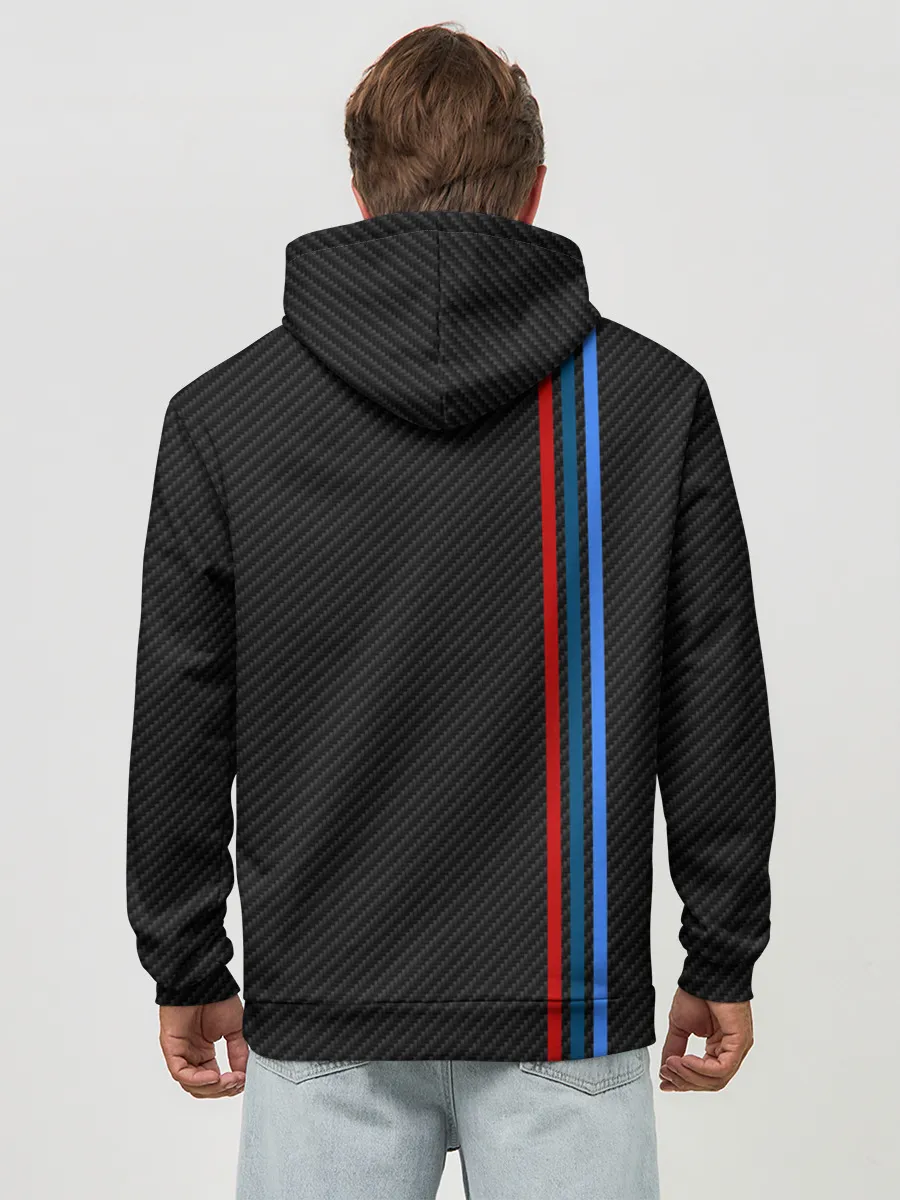 Худи мужской база хлопок / BMW POWER CARBON