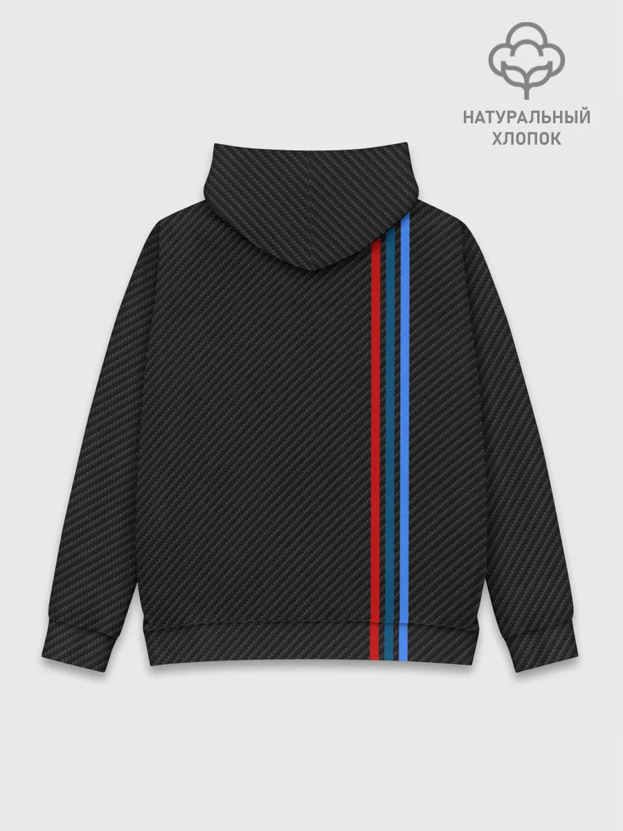 Худи мужской база хлопок / BMW POWER CARBON