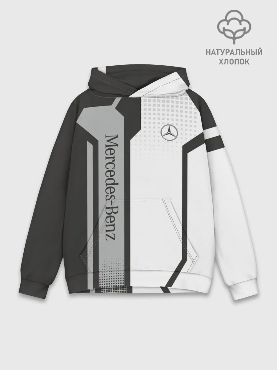Худи мужской база хлопок / Mercedes Driver team