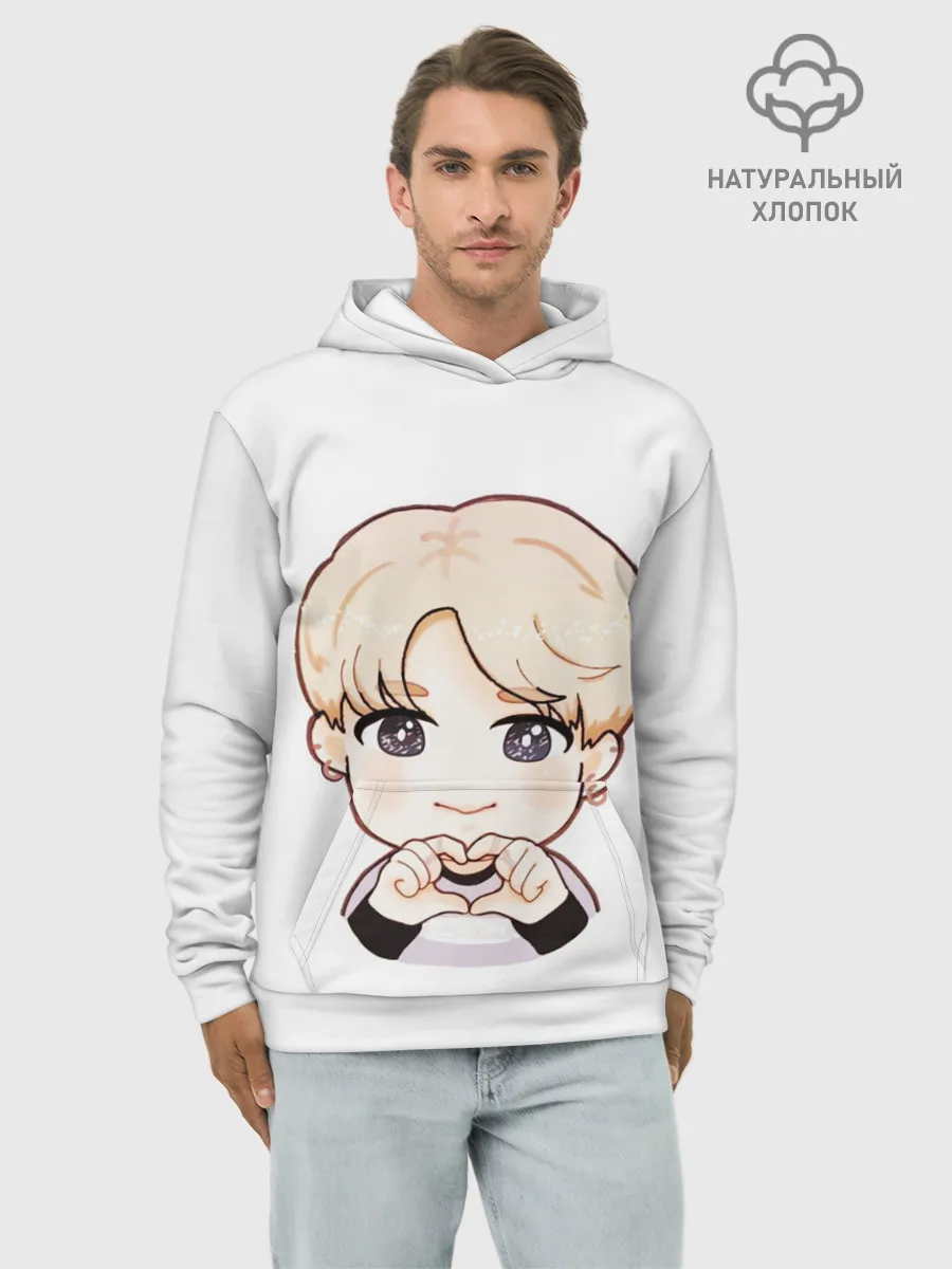 Худи мужской база хлопок / BTS