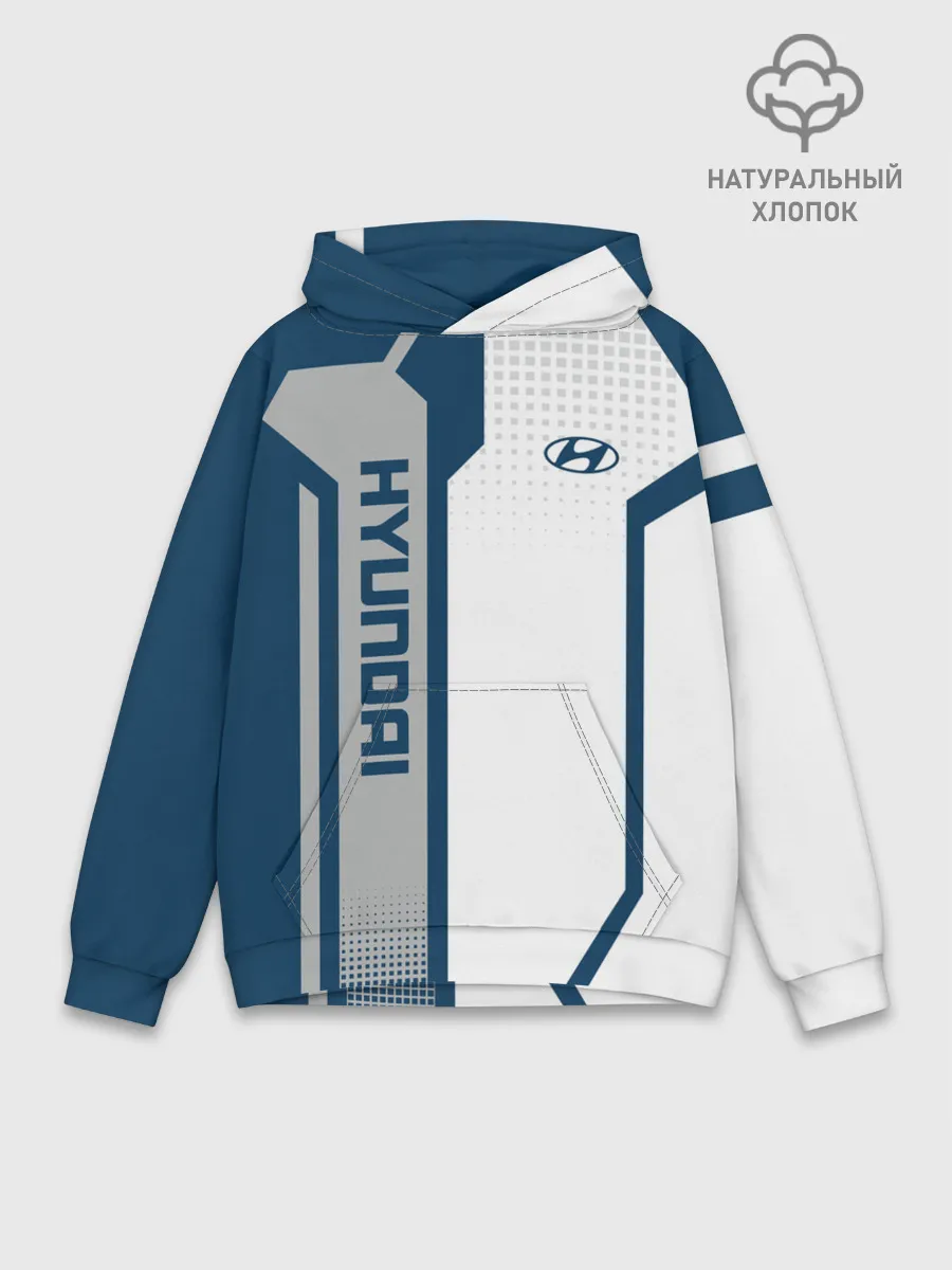 Худи мужской база хлопок / Hyundai Driver team