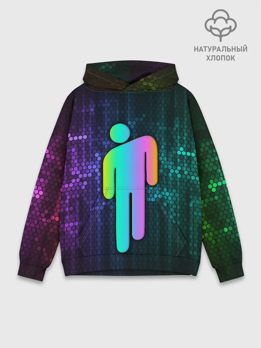 Худи мужской база хлопок / BILLIE EILISH