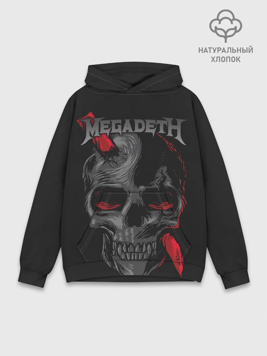 Худи мужской база хлопок / Megadeth
