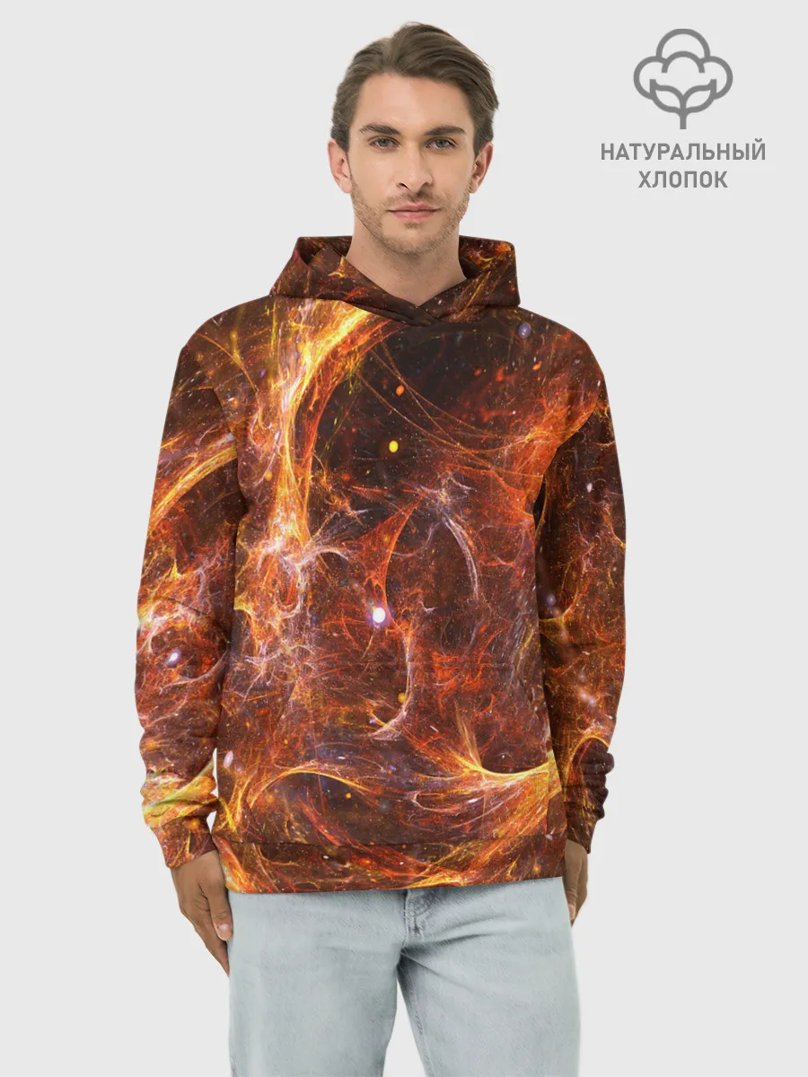 Худи мужской база хлопок / КОСМОС