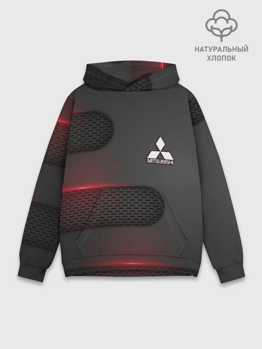 Худи мужской база хлопок / Mitsubishi