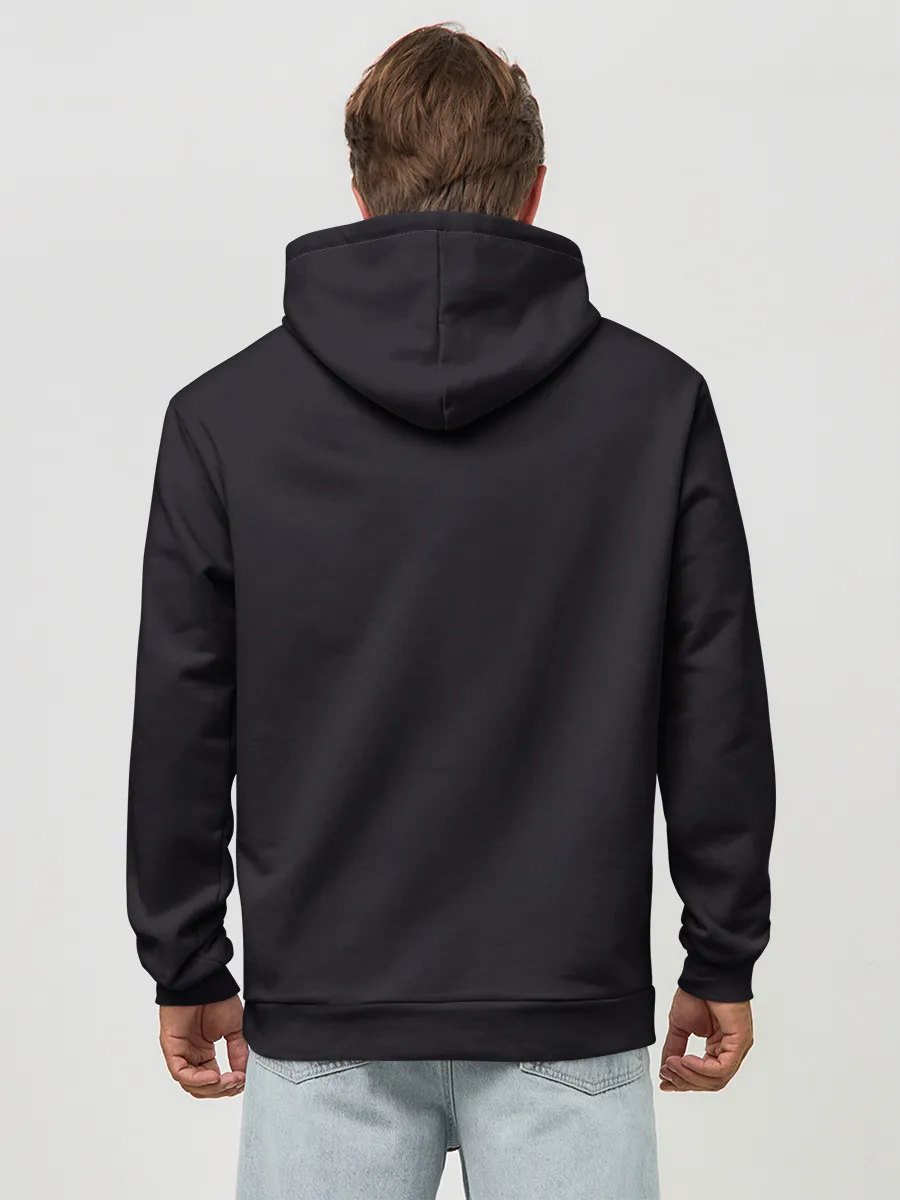 Худи мужской база хлопок / Рассекая ночь