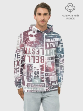 Худи мужской база хлопок / Гарри Поттер