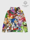 Худи мужской база хлопок / Sonic ПЕРСОНАЖИ