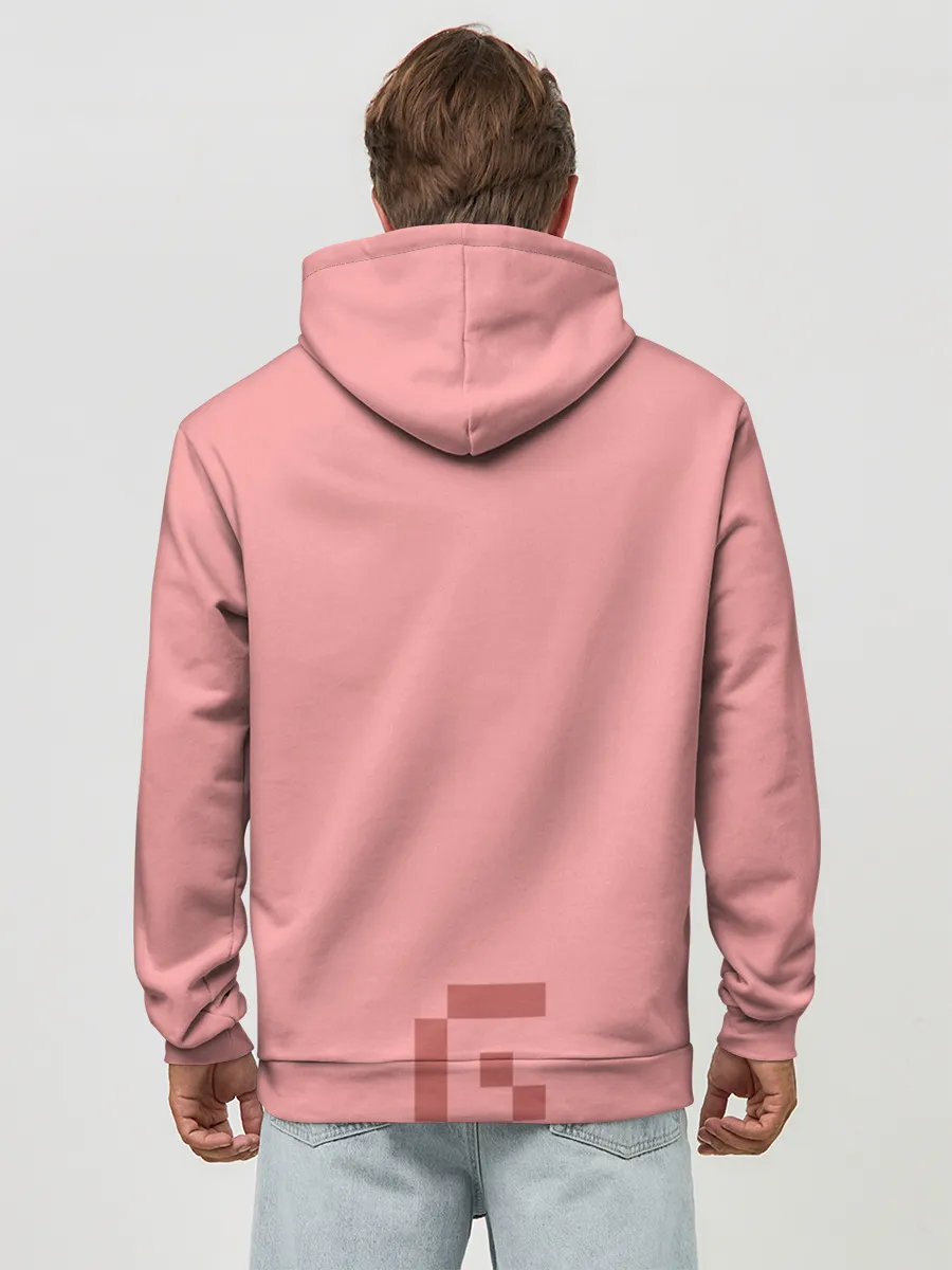 Худи мужской база хлопок / Minecraft Pig