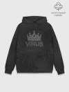 Худи мужской база хлопок / КоронаВирус