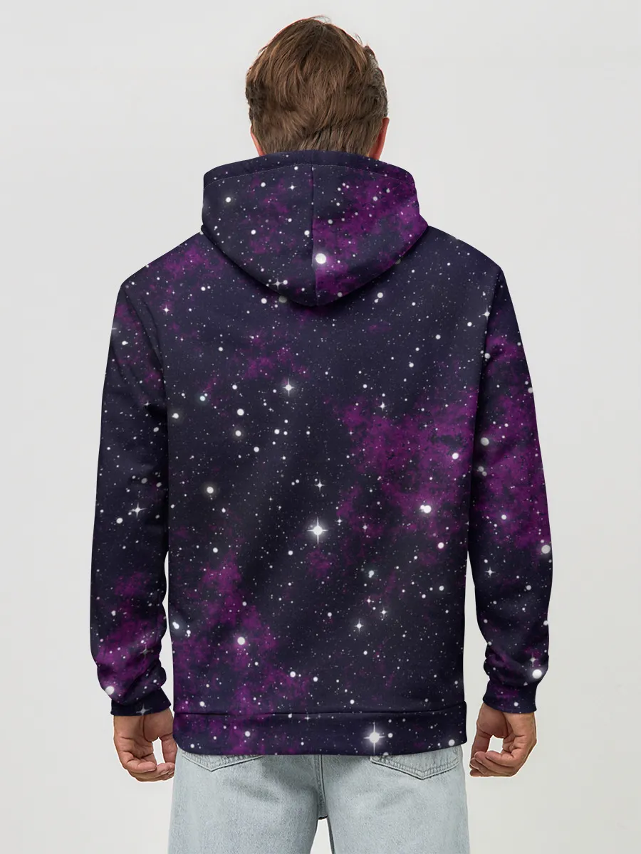 Худи мужской база хлопок / Космос