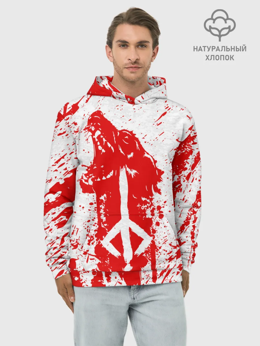 Худи мужской база хлопок / BLOODBORNE