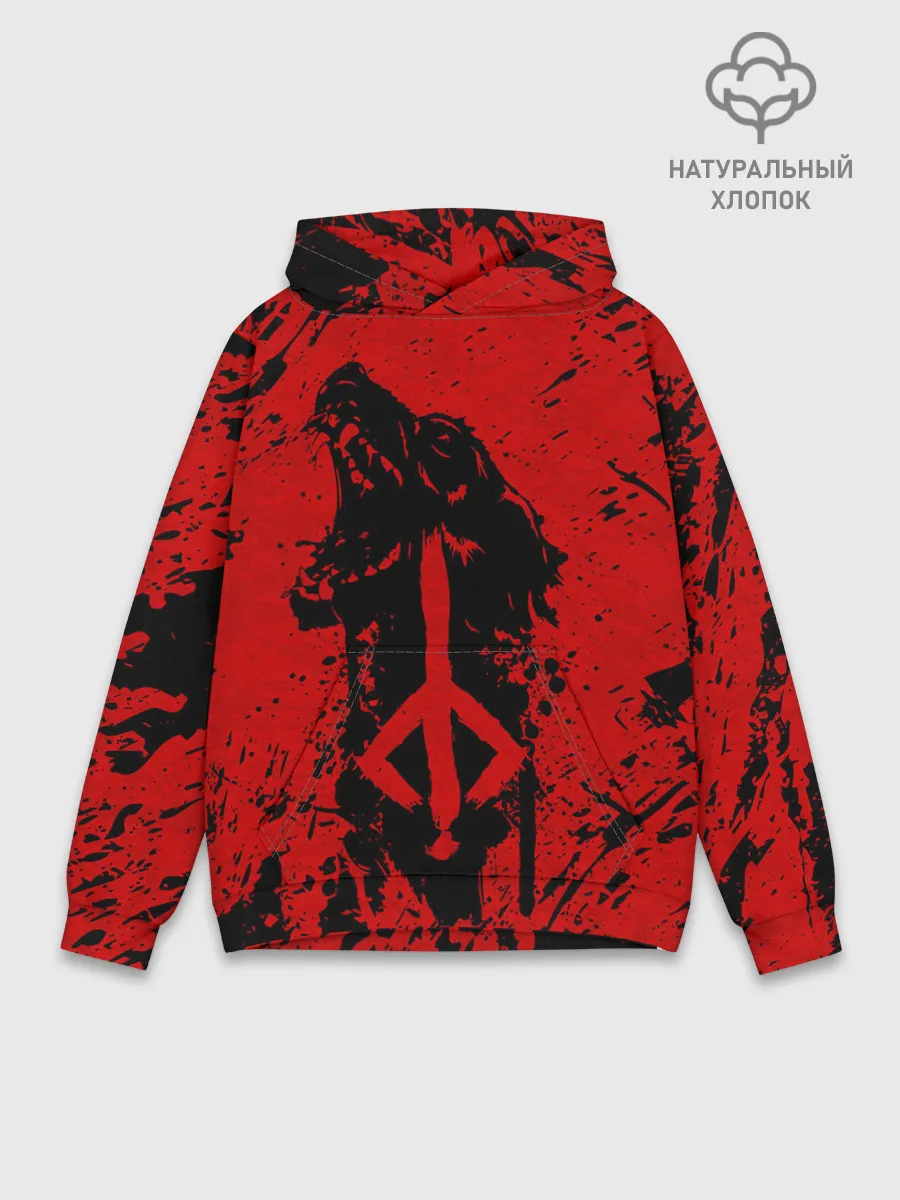 Худи мужской база хлопок / BLOODBORNE