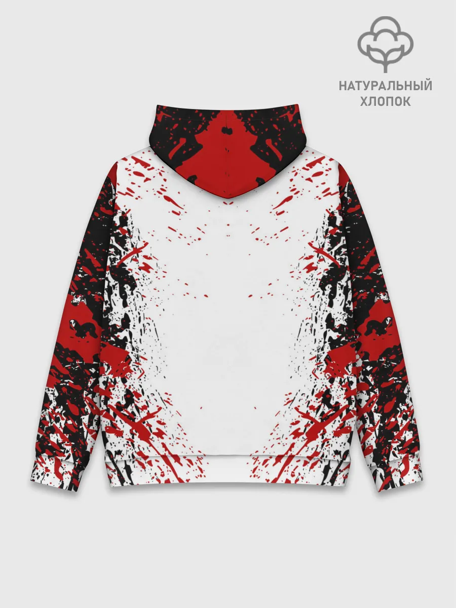 Худи мужской база хлопок / БЕРСЕРК ЧЁРНАЯ МАСКА / BERSERK BLACK MASK