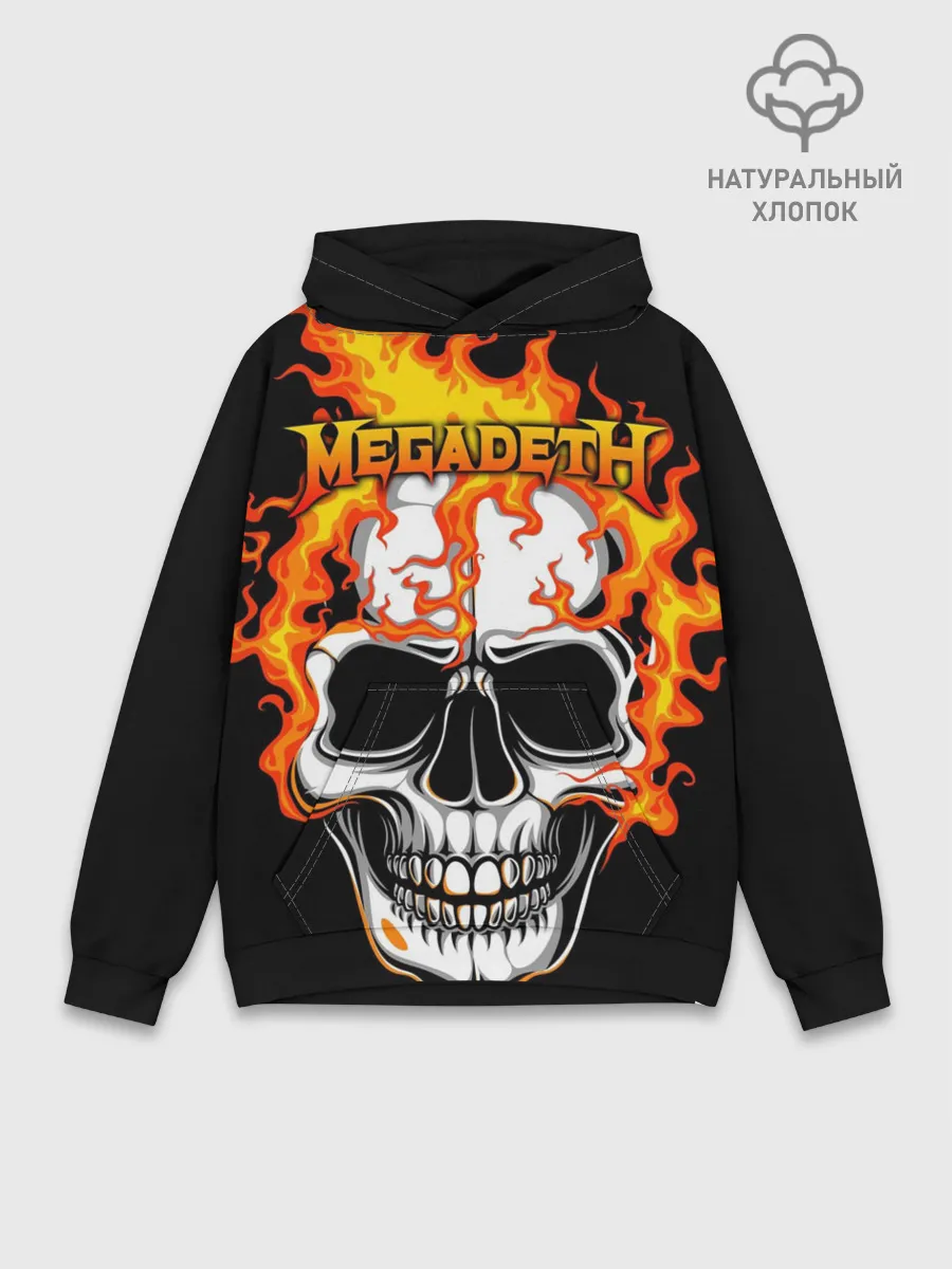 Худи мужской база хлопок / Megadeth