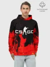 Худи мужской база хлопок / CS:GO