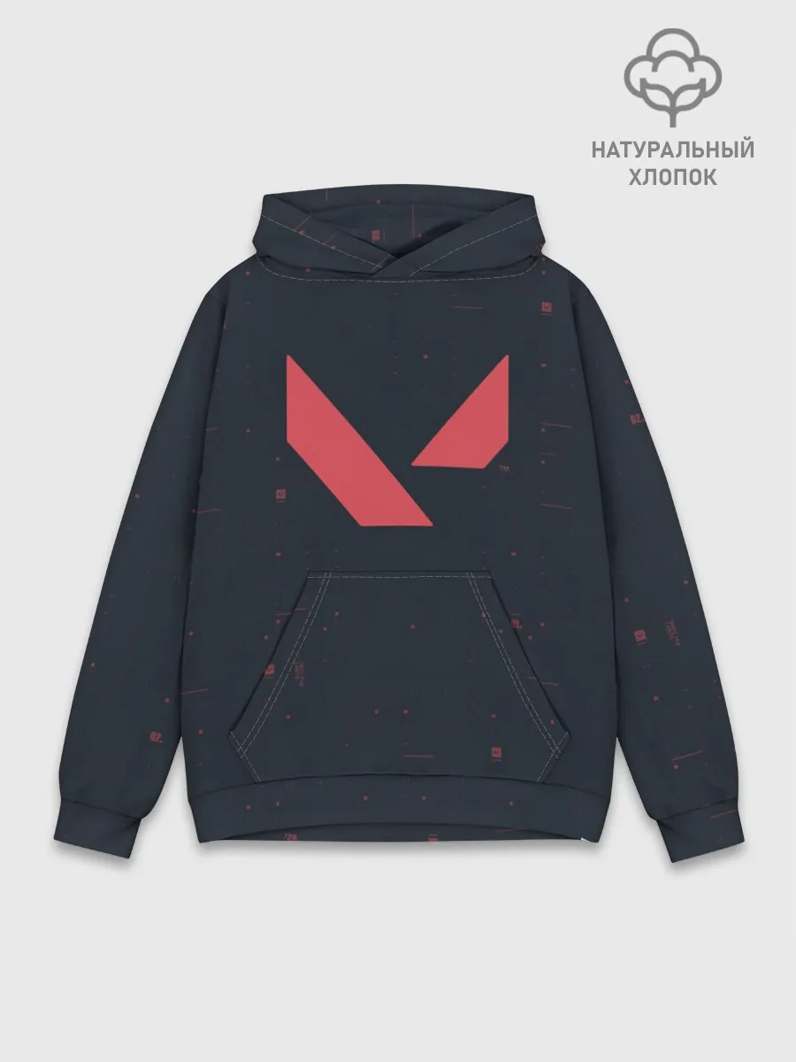 Худи мужской база хлопок / Valorant