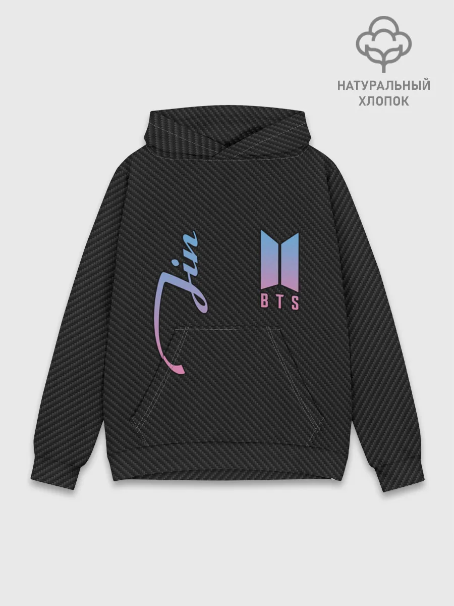 Худи мужской база хлопок / BTS Jin