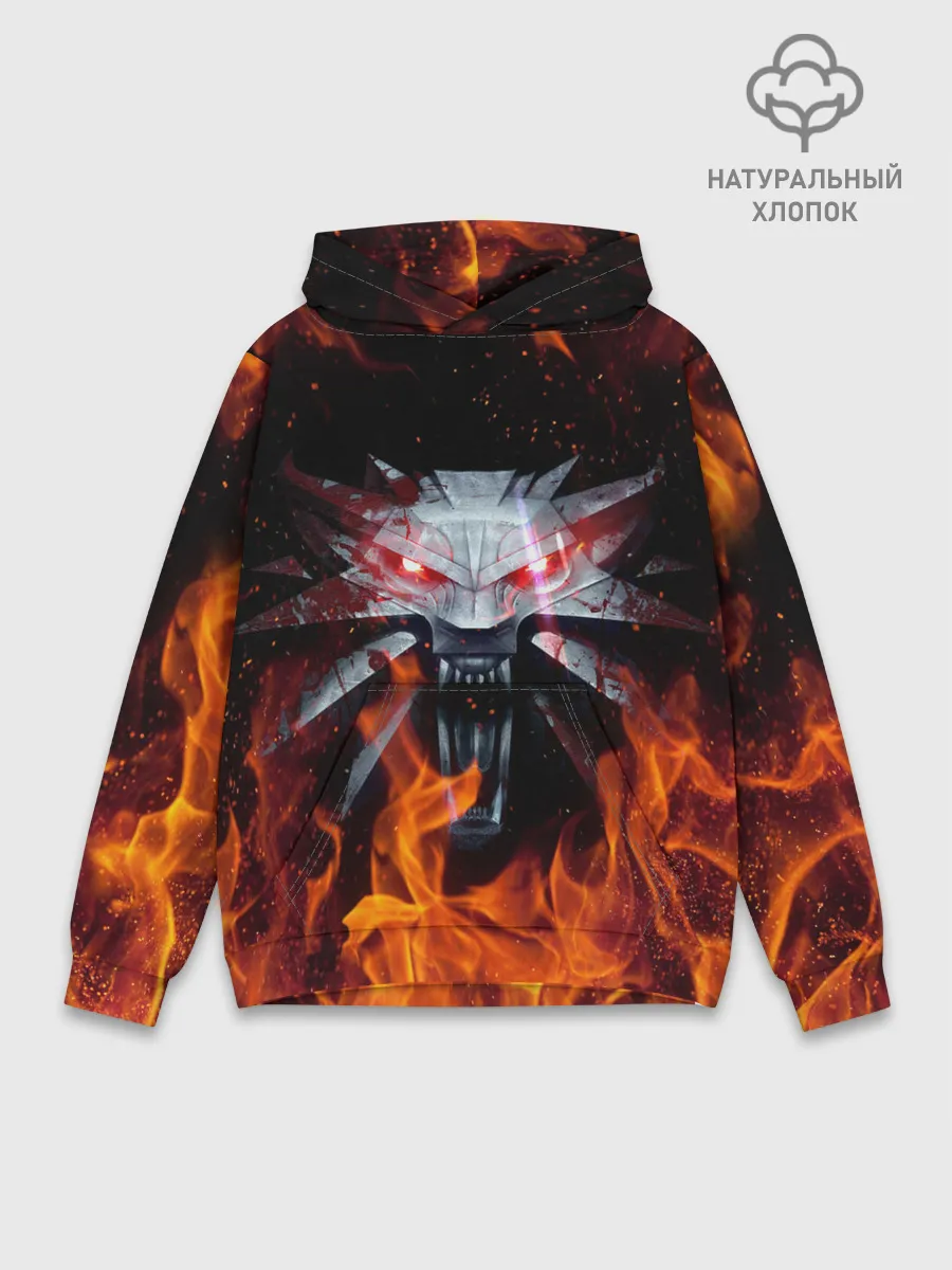 Худи мужской база хлопок / ВЕДЬМАК