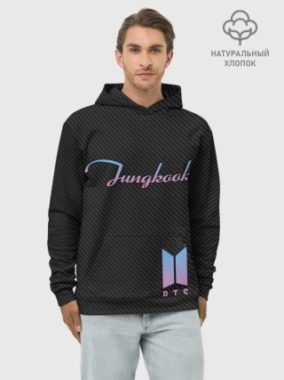 Худи мужской база хлопок / BTS Jungkook
