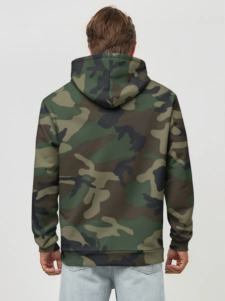 Худи мужской база хлопок / ARMY