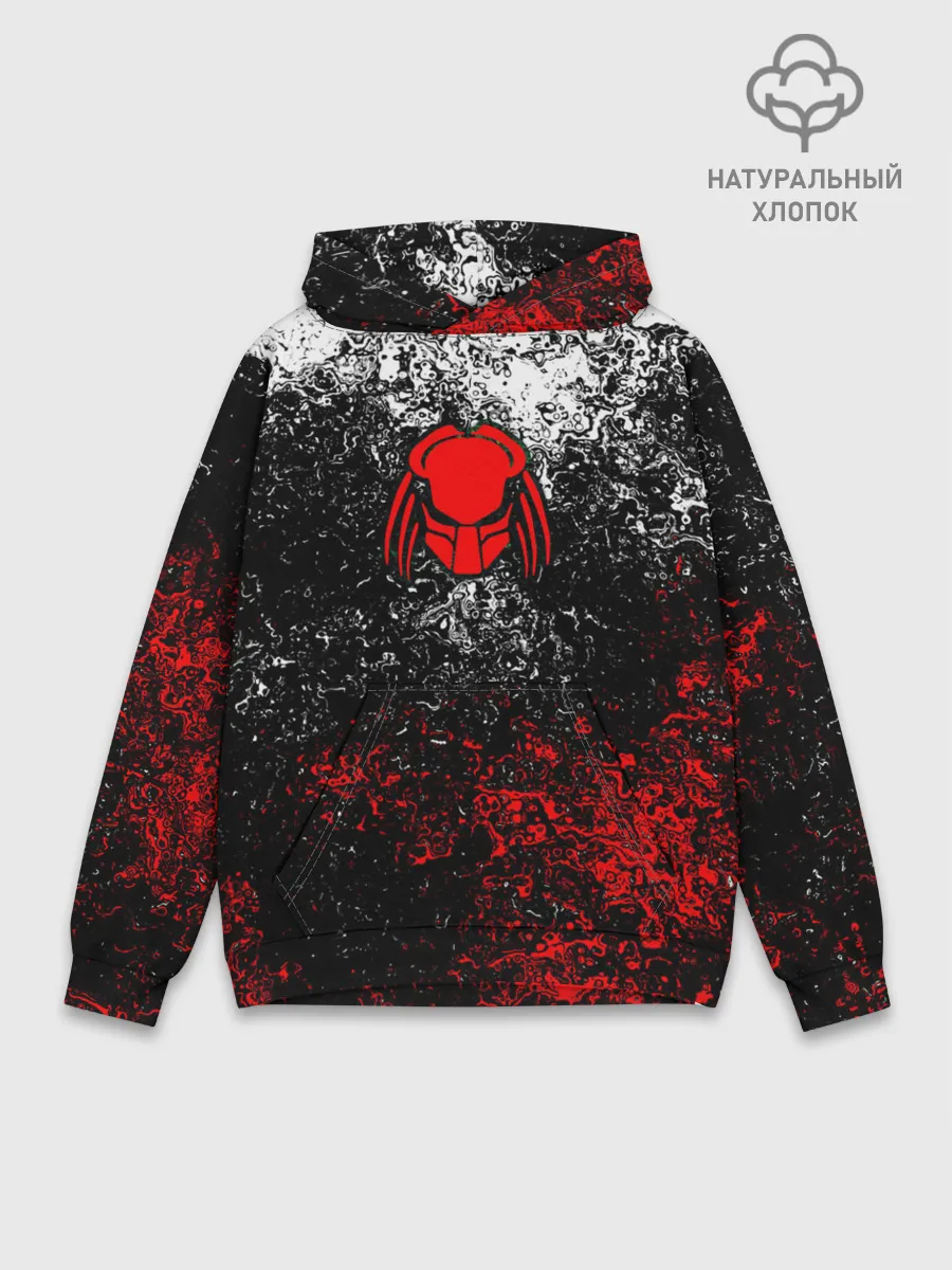 Худи мужской база хлопок / Predator