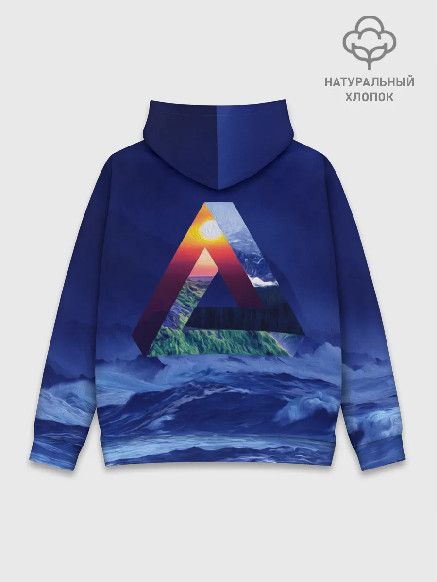 Худи мужской база хлопок / TWISTED REALITY