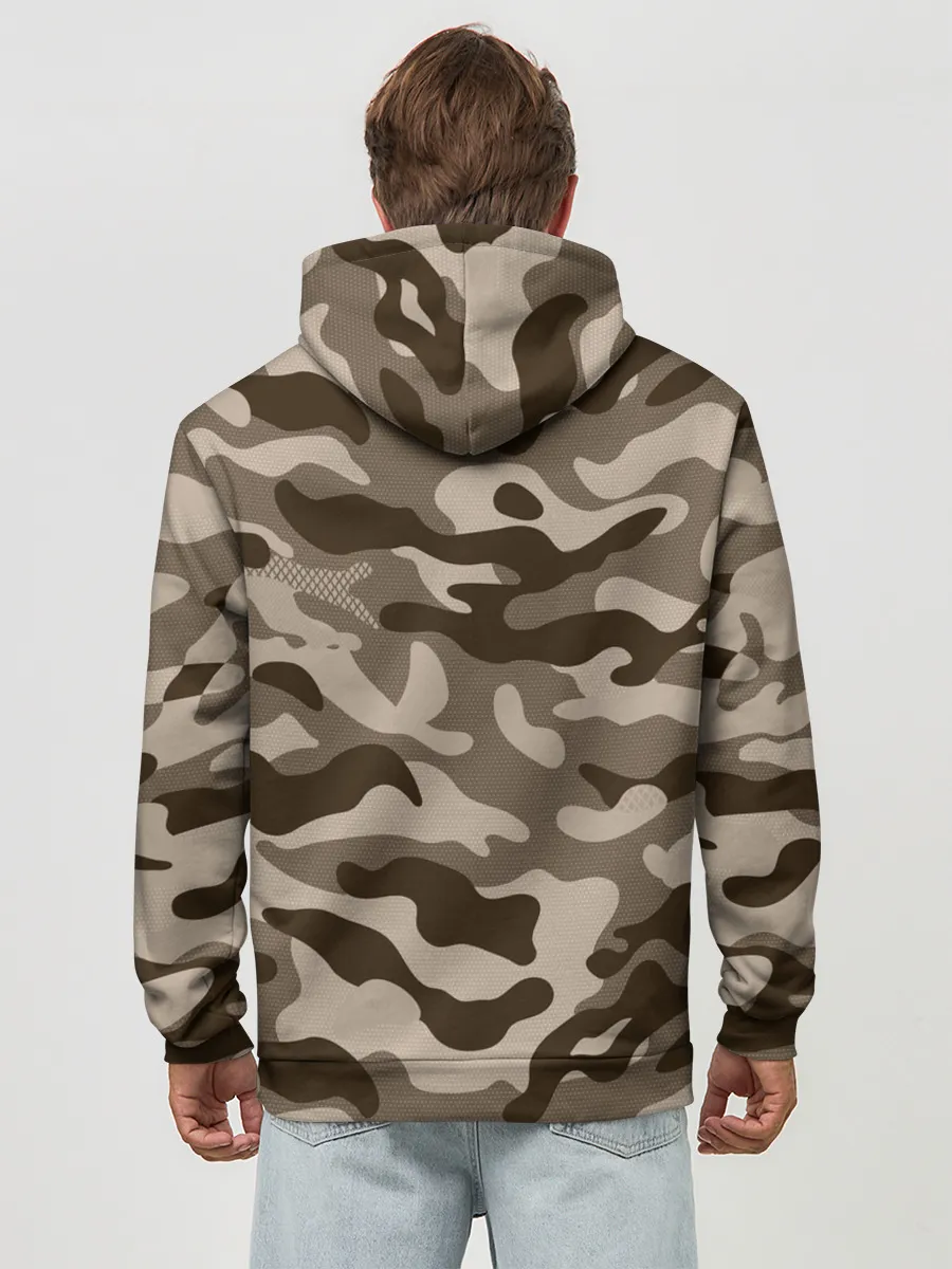 Худи мужской база хлопок / КАМУФЛЯЖ