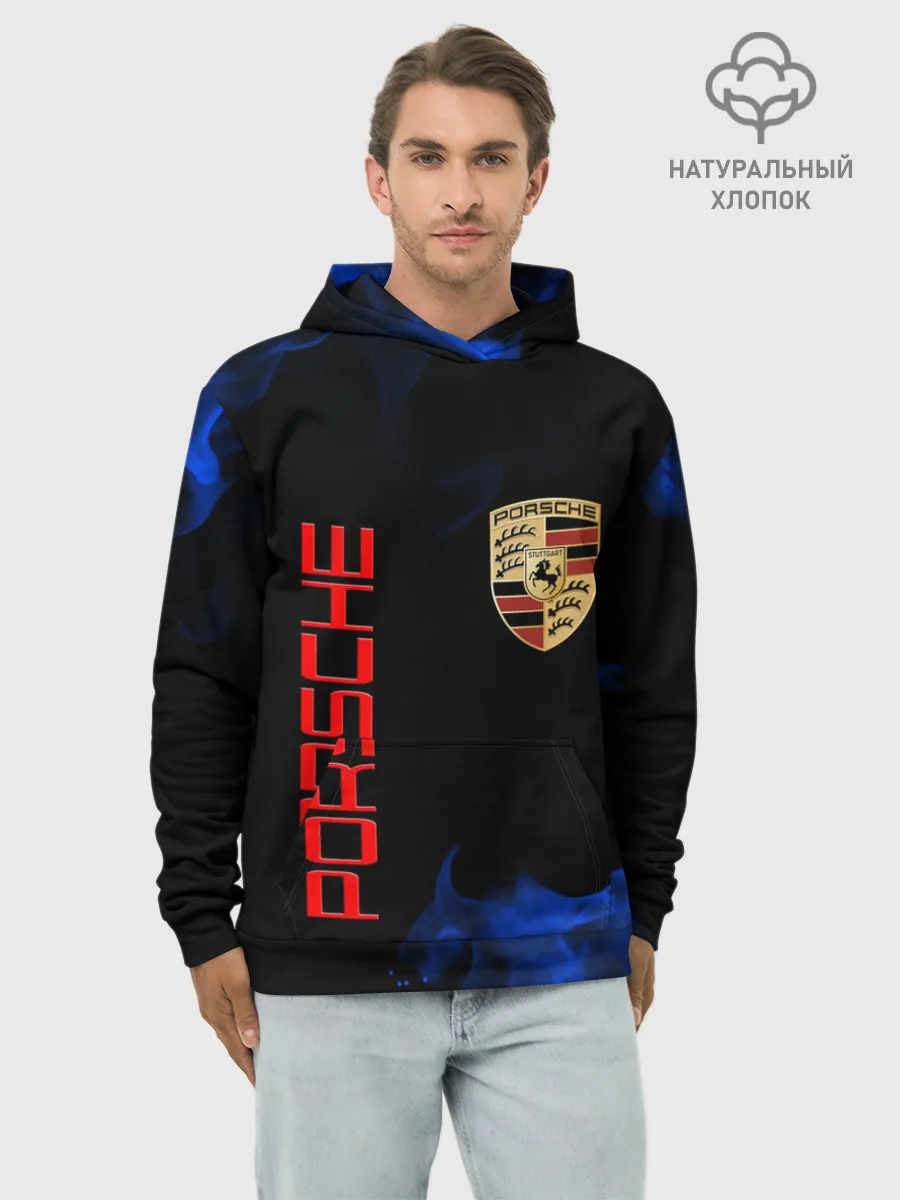 Худи мужской база хлопок / porsche