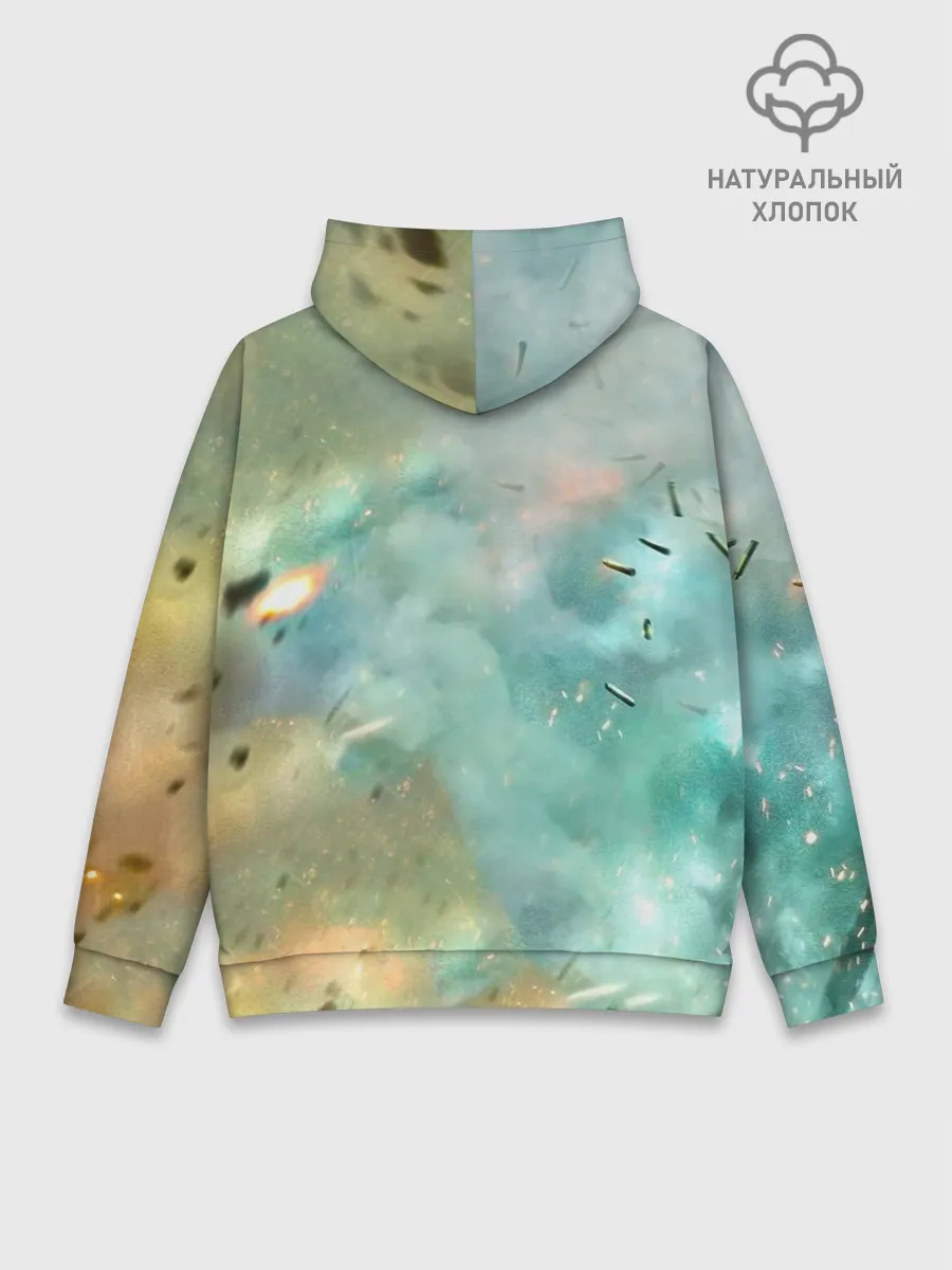 Худи мужской база хлопок / CRYSIS