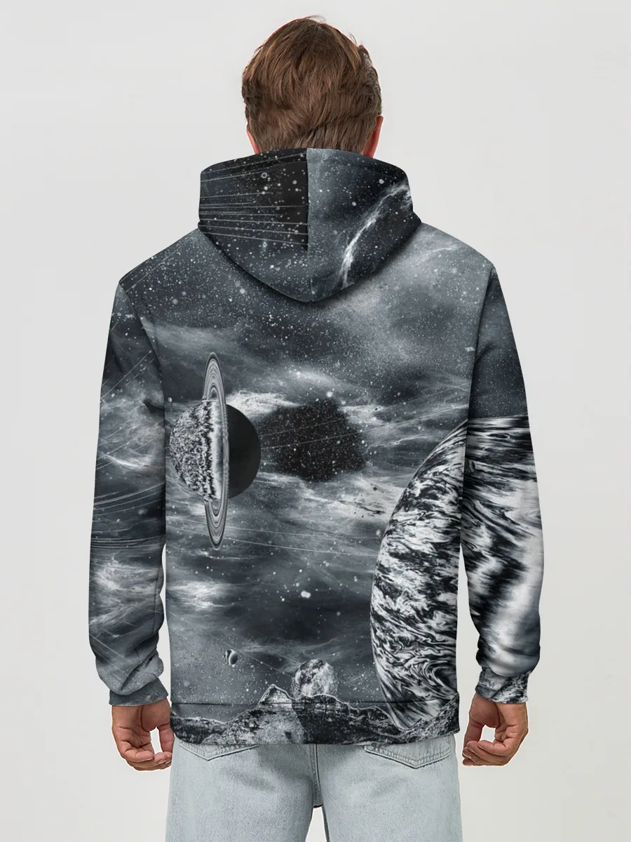 Худи мужской база хлопок / Космос