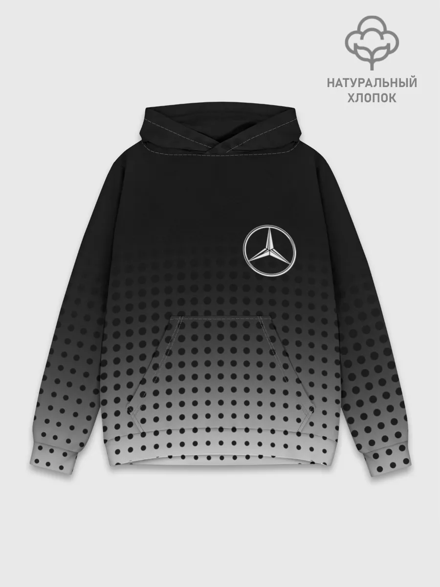 Худи мужской база хлопок / Mercedes-Benz