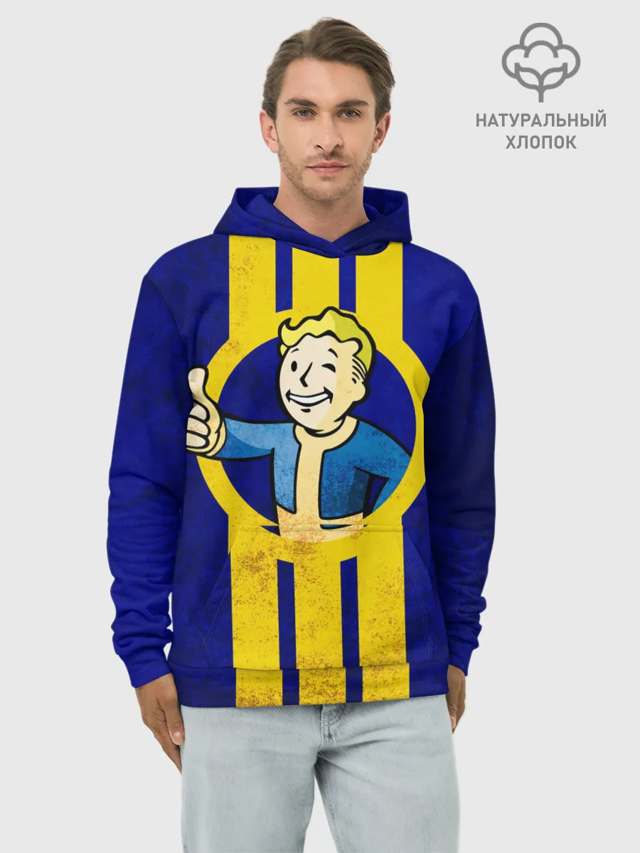 Худи мужской база хлопок / FALLOUT [4]