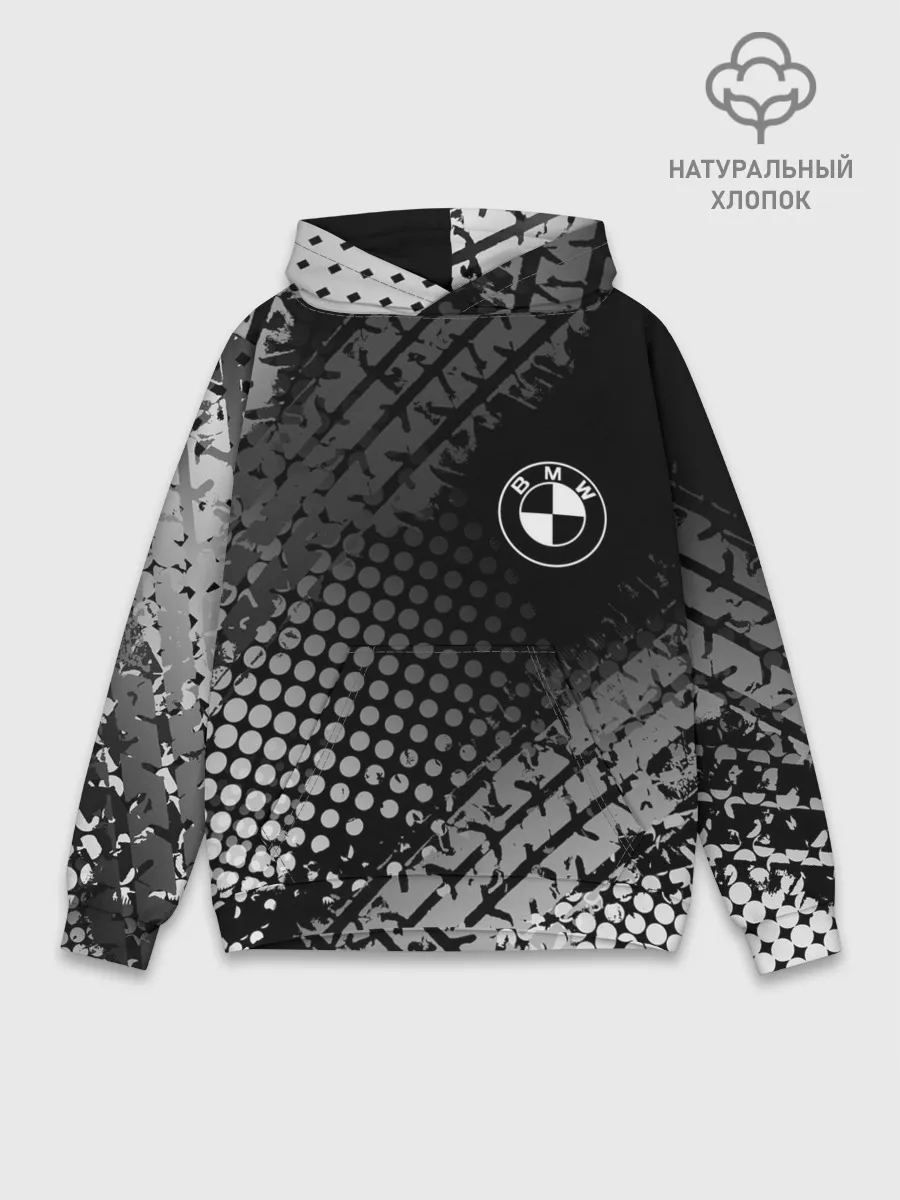Худи мужской база хлопок / BMW