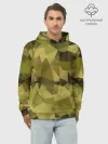 Худи мужской база хлопок / СОВРЕМЕННЫЙ КАМУФЛЯЖ