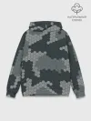 Худи мужской база хлопок / КАМУФЛЯЖ СОТЫ