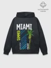 Худи мужской база хлопок / Summer Miami