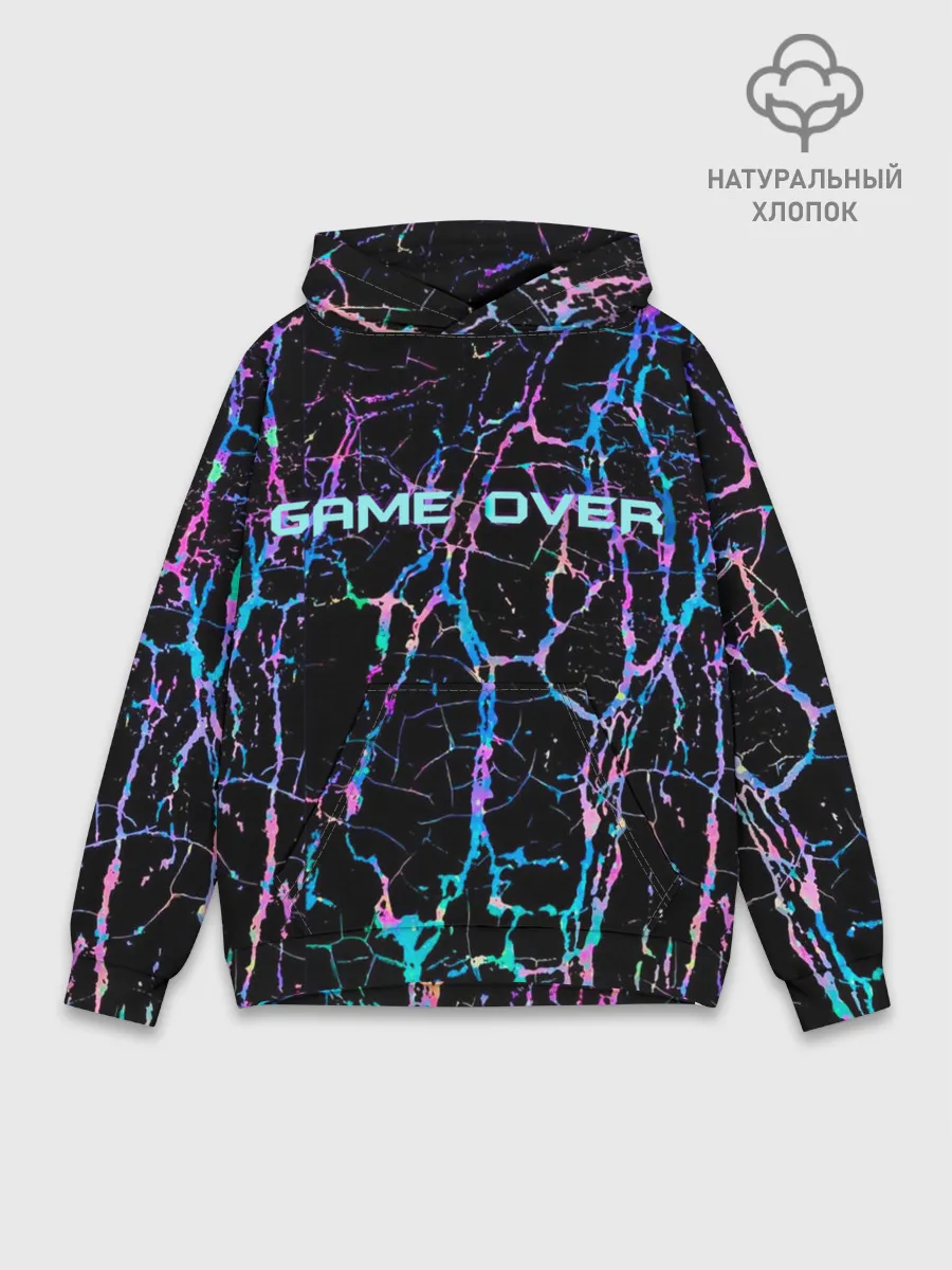 Худи мужской база хлопок / Game Over
