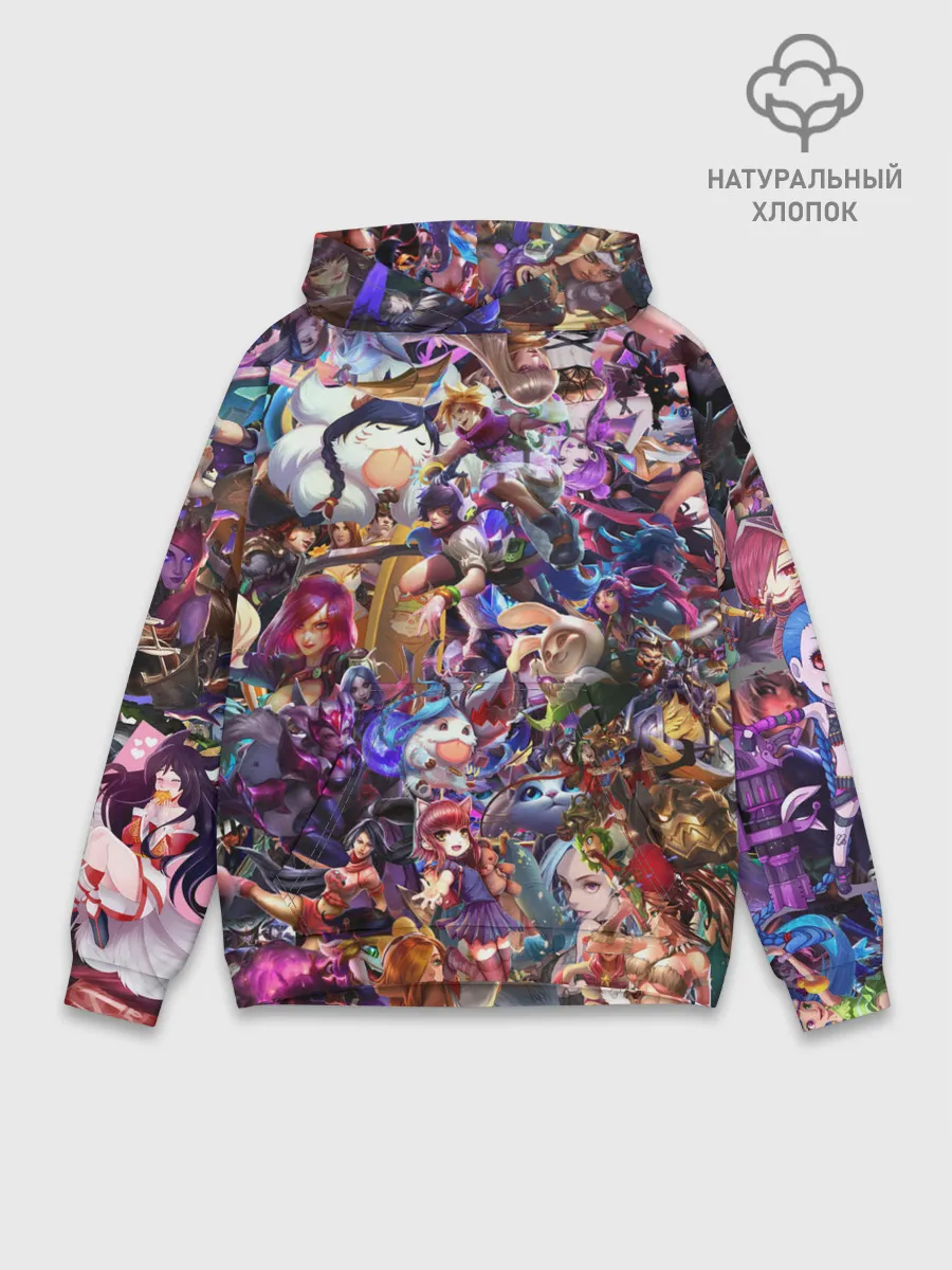 Худи мужской база хлопок / League of Legends