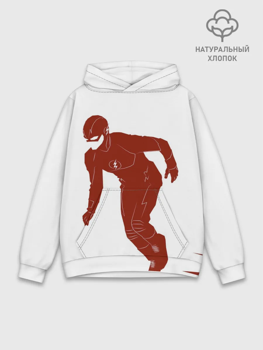 Худи мужской база хлопок / The Flash
