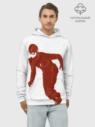 Худи мужской база хлопок / The Flash