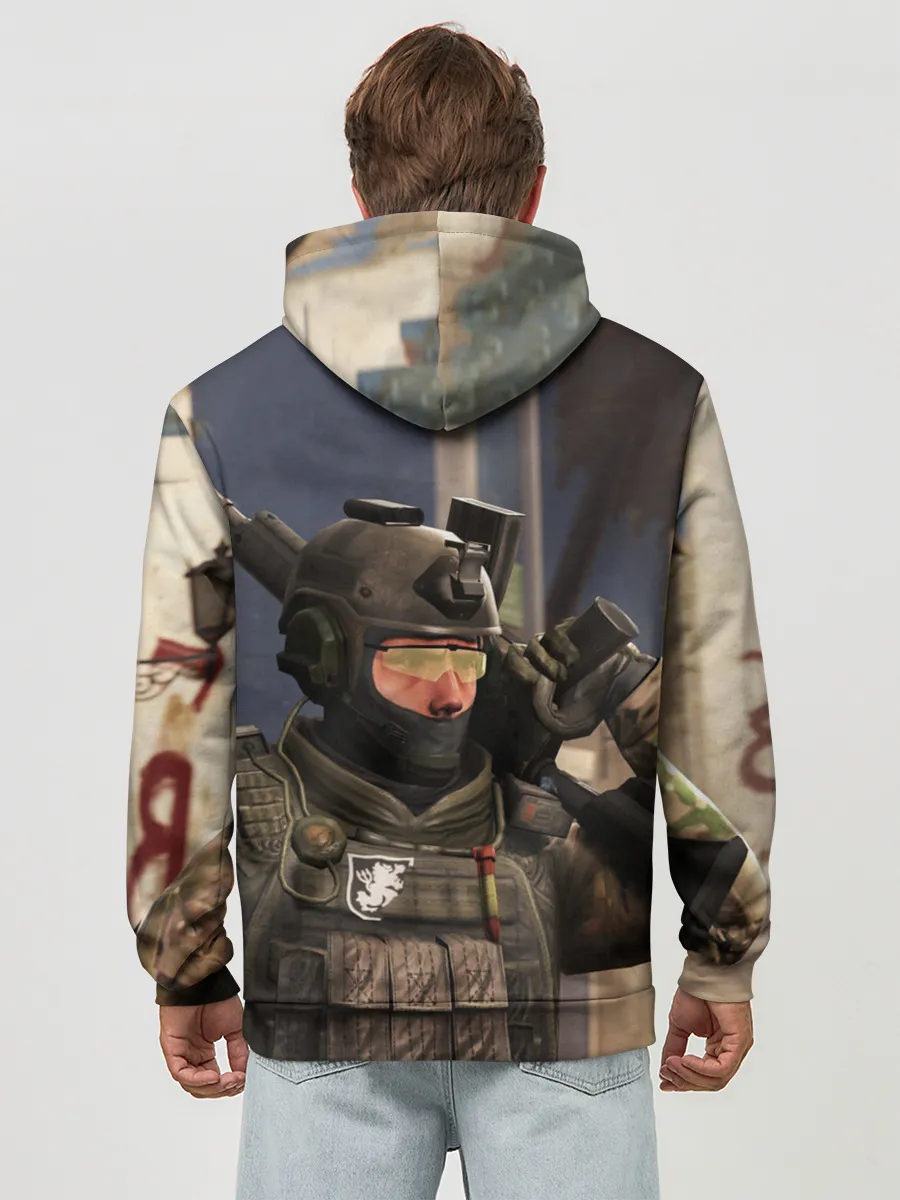 Худи мужской база хлопок / CS:GO