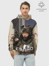 Худи мужской база хлопок / CS:GO